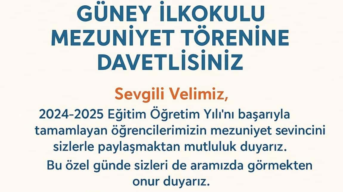 Mezuniyet Davetiyesi
